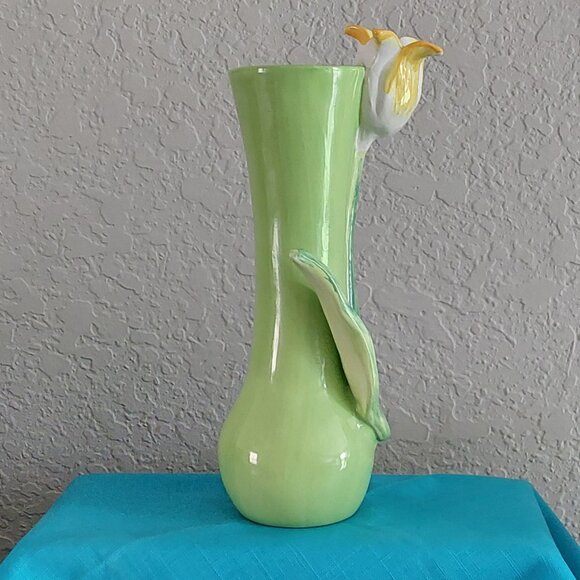 Dana Gibson Vintage Tulip Porcelain Vase - Picture 5 of 12
